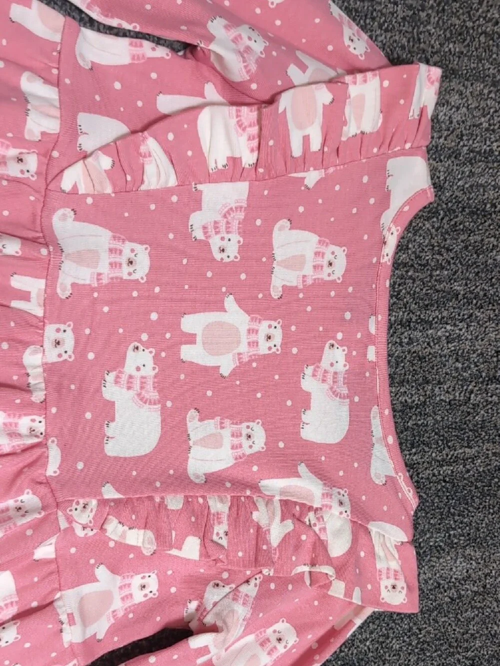 NWT Sz 7 Gymboree Dress Pink Polar Bear Dress with Matching Leggings + Cat